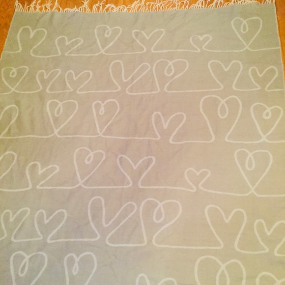 ⚜️ THROW-Abstract HEARTS REVERSIBLE COZY & SOFT EUC - Picture 2 of 16